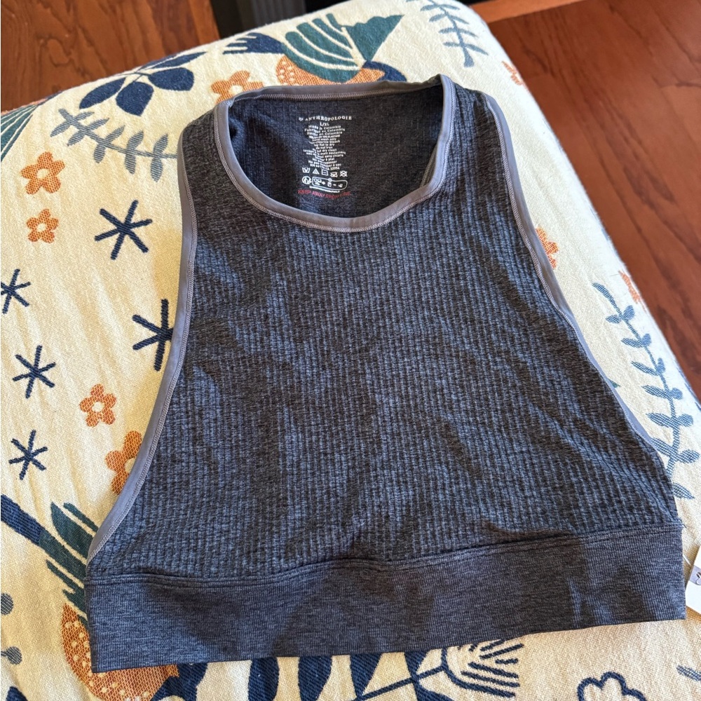 The Reegan Seamless Ribbed Cropped High-Neck Tank - Picture 4 of 8